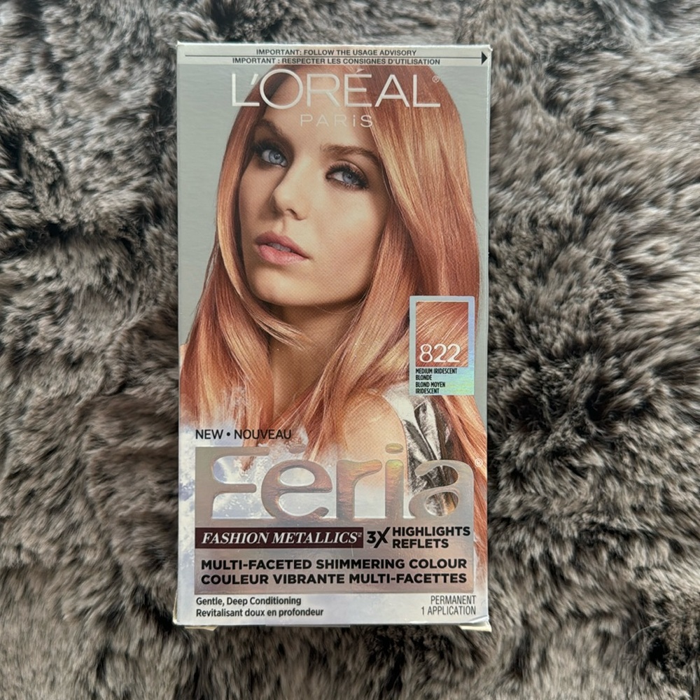 L’Oréal - Féria hair colour - Permanent - 822 Medium Iridescent